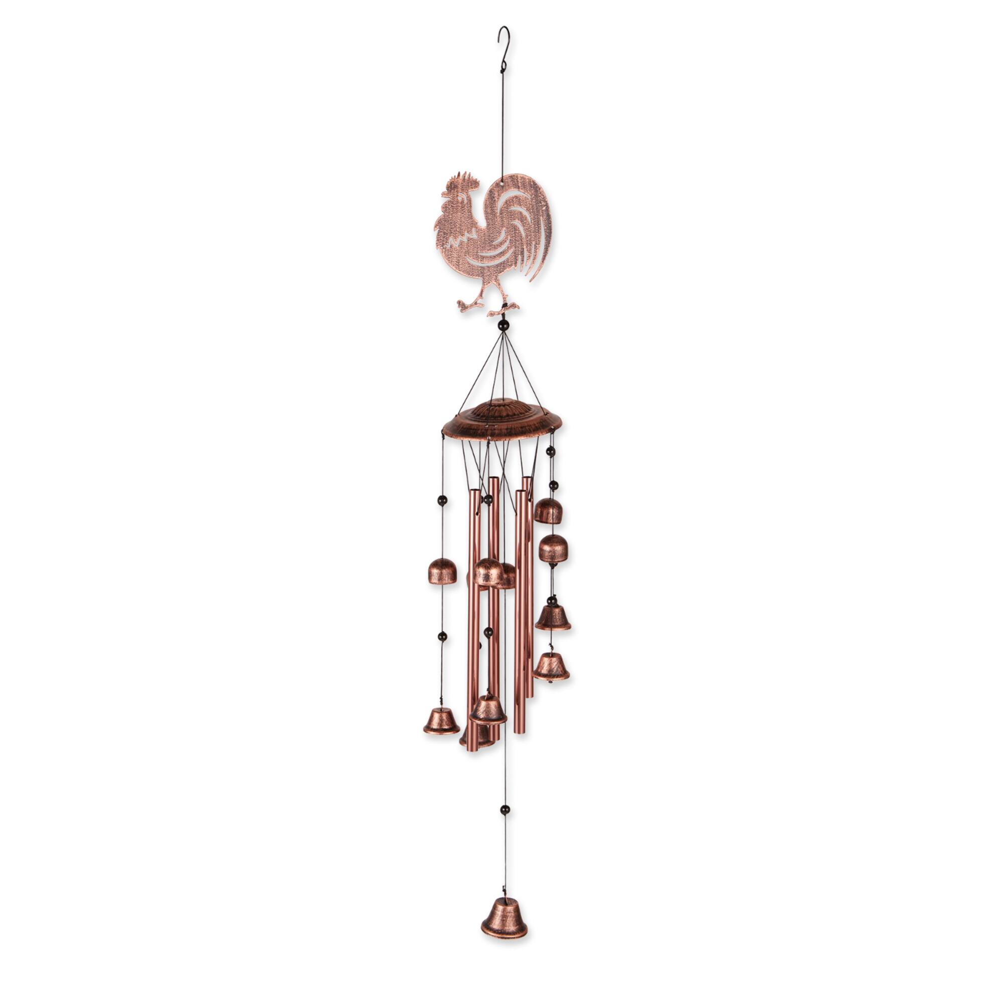 35" Rooster Bell Wind Chimes